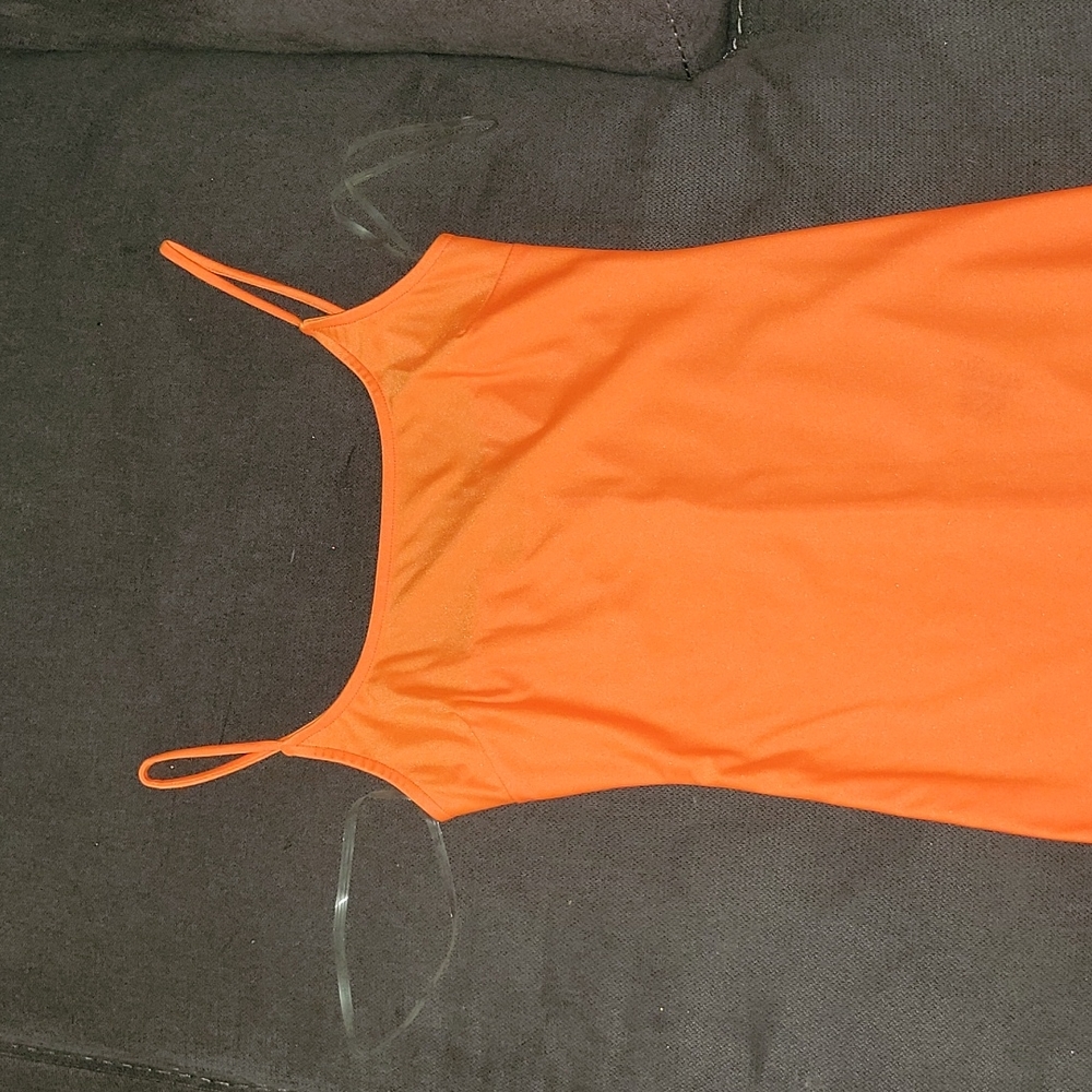 Orange Mini Dress